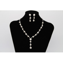 2017 Party Gift Women Collier en or avec perles en cristal